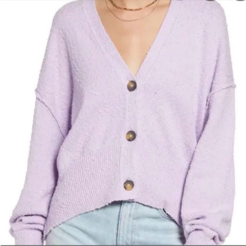 Joie Fuzzy Cardigan Sweater